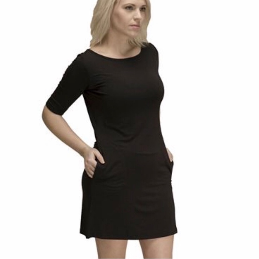 Yala Bamboo stretch short sleeve dress